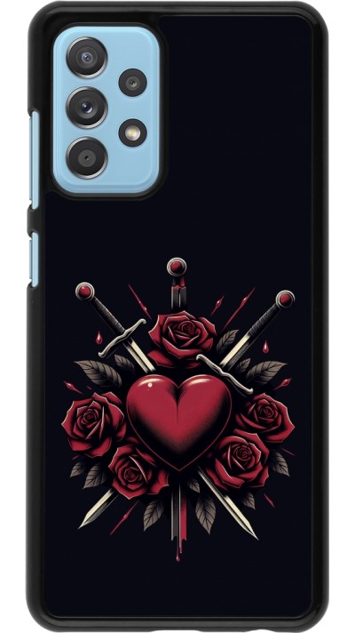 Samsung Galaxy A52 Case Hülle - Valentine 2024 gothic love