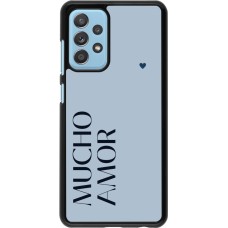 Samsung Galaxy A52 Case Hülle - Valentine 2024 mucho amor azul