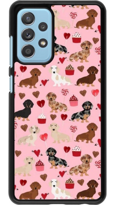 Samsung Galaxy A52 Case Hülle - Valentine 2024 puppy love