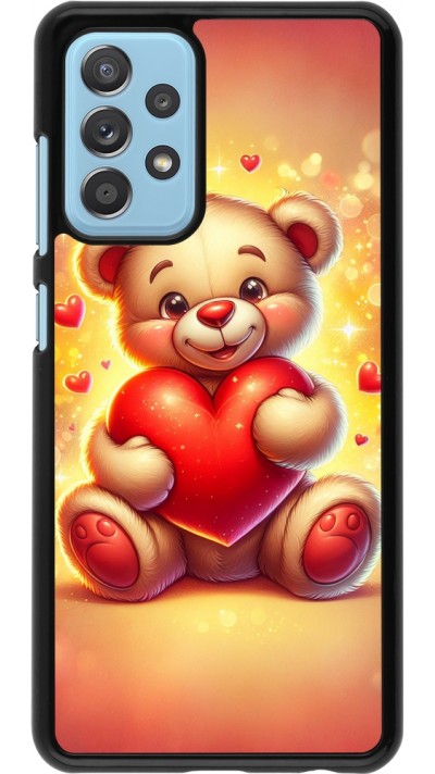 Samsung Galaxy A52 Case Hülle - Valentin 2024 Teddy Liebe