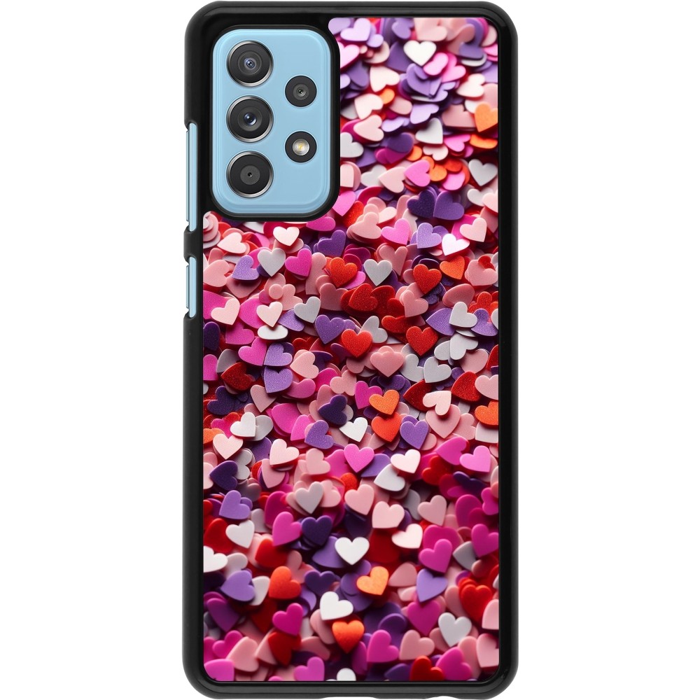 Samsung Galaxy A52 Case Hülle - Valentin 2025 Konfetti