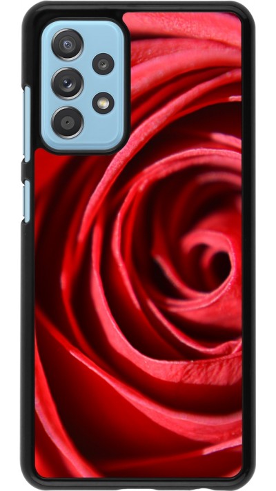 Coque Samsung Galaxy A52 - Valentine 2023 close up rose