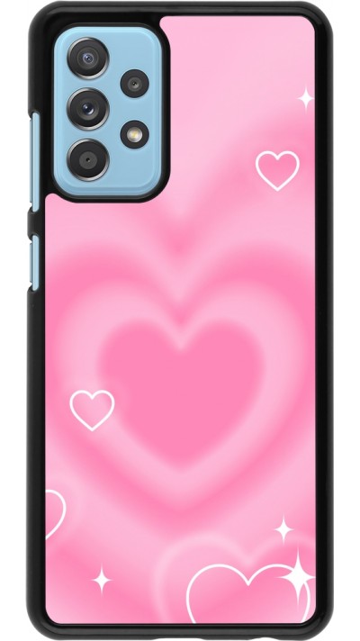 Coque Samsung Galaxy A52 - Valentine 2023 degraded pink hearts