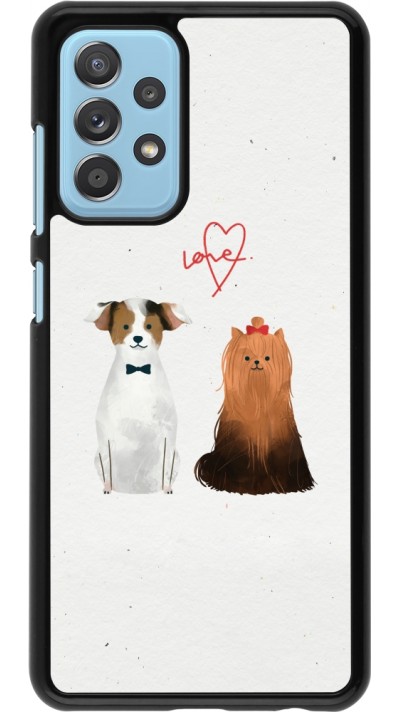 Coque Samsung Galaxy A52 - Valentine 2023 love dogs