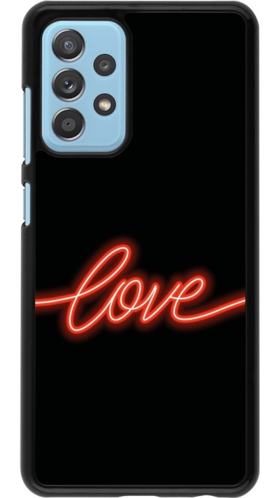 Coque Samsung Galaxy A52 - Valentine 2023 neon love