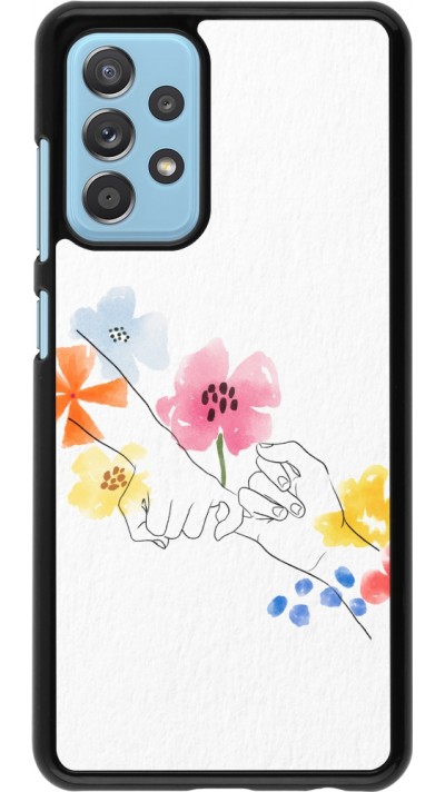 Coque Samsung Galaxy A52 - Valentine 2023 pinky promess flowers