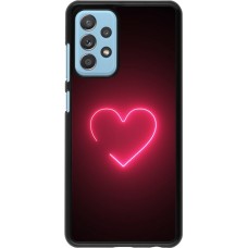 Coque Samsung Galaxy A52 - Valentine 2023 single neon heart
