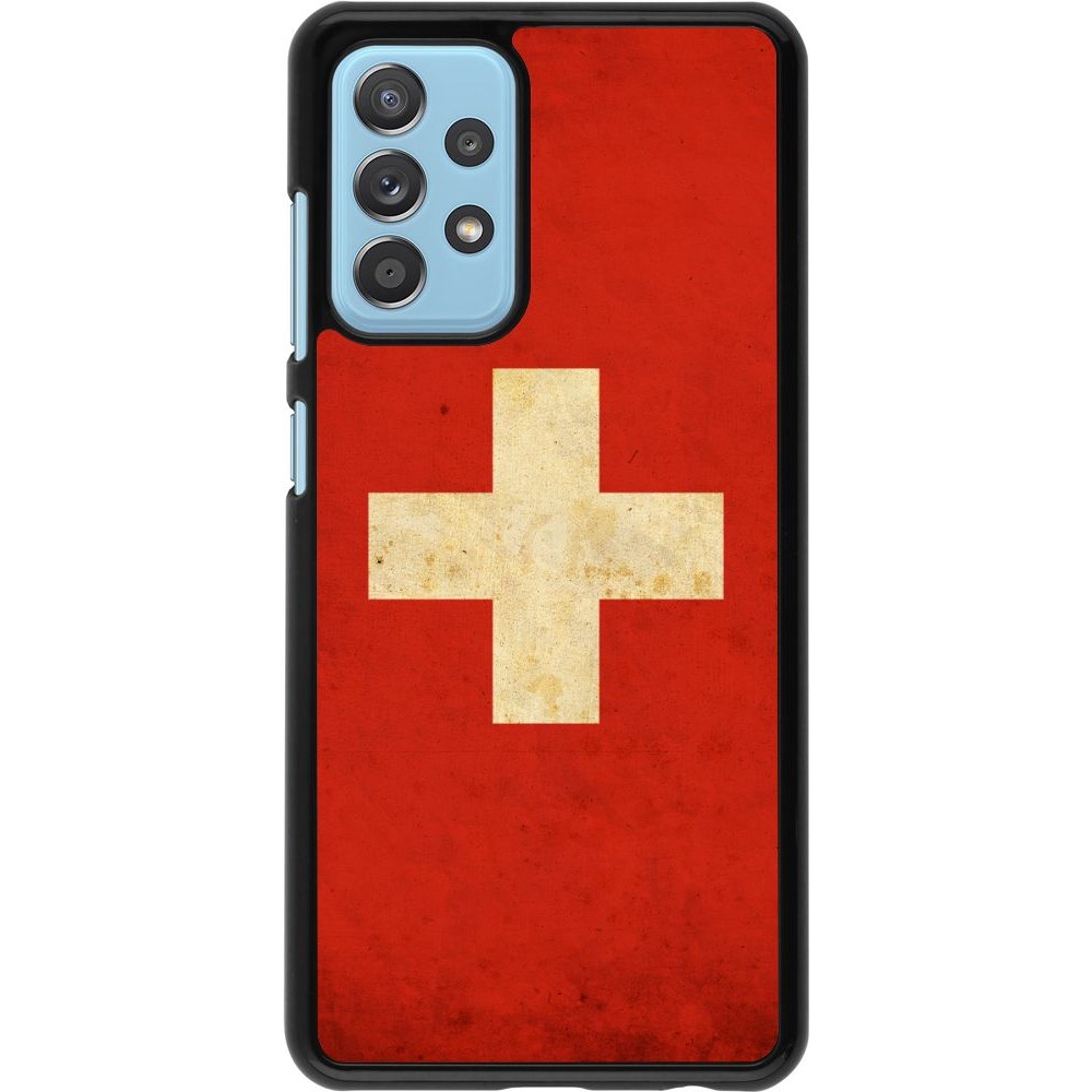 Hülle Samsung Galaxy A52 5G - Vintage Flag SWISS