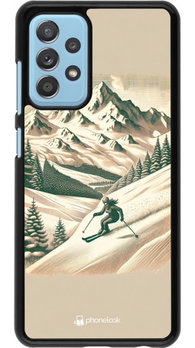 Coque Samsung Galaxy A52 - Vintage Ski Mountain