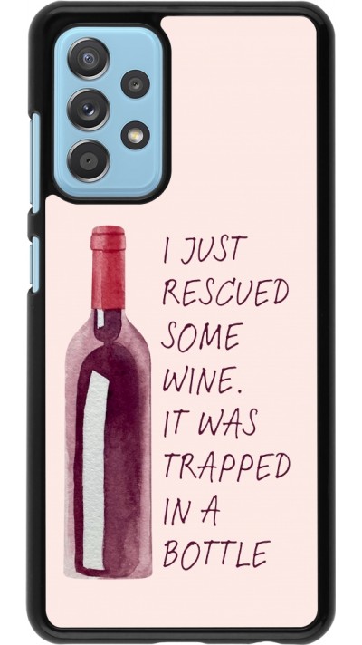 Samsung Galaxy A52 Case Hülle - I just rescued some wine