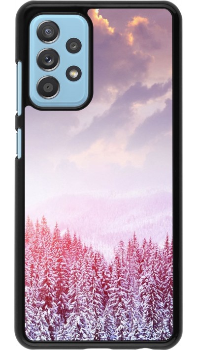 Coque Samsung Galaxy A52 - Winter 22 Pink Forest