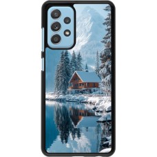 Coque Samsung Galaxy A52 - Winter 25 Winter house forest day
