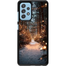 Coque Samsung Galaxy A52 - Winter 25 Winter snowy road