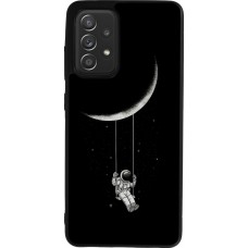 Samsung Galaxy A52 Case Hülle - Silikon schwarz Astro balançoire