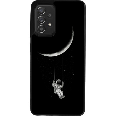 Coque Samsung Galaxy A52 - Silicone rigide noir Astro balançoire