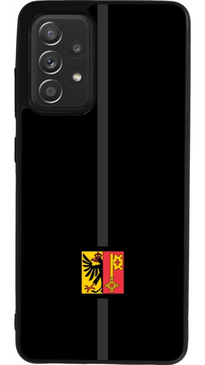 Samsung Galaxy A52 Case Hülle - Silikon schwarz Kanton GE schwarz