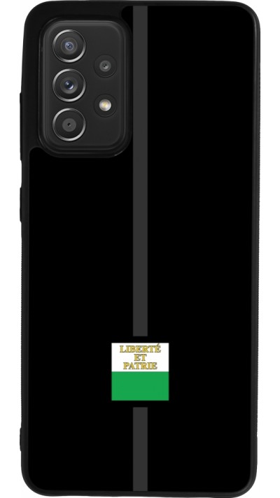Samsung Galaxy A52 Case Hülle - Silikon schwarz Kanton VD schwarz