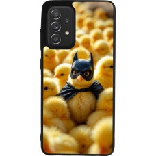 Coque Samsung Galaxy A52 - Silicone rigide noir Easter 2026 Chicken Batman