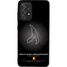 Coque Samsung Galaxy A52 - Silicone rigide noir F1 Track 2025 Belgium