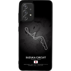 Samsung Galaxy A52 Case Hülle - Silikon schwarz F1 Track 2025 Japan