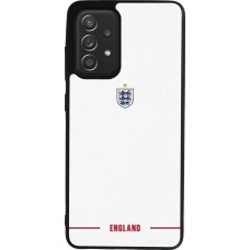 Coque Samsung Galaxy A52 - Silicone rigide noir Maillot de football Angleterre 2026 personnalisable