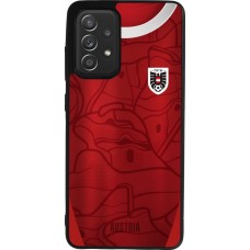 Samsung Galaxy A52 Case Hülle - Silikon schwarz Austria personalisierbares Fussballtrikot