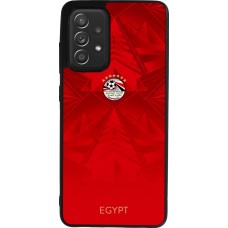 Samsung Galaxy A52 Case Hülle - Silikon schwarz Ägypten 2026 personalisierbares Fussballtrikot