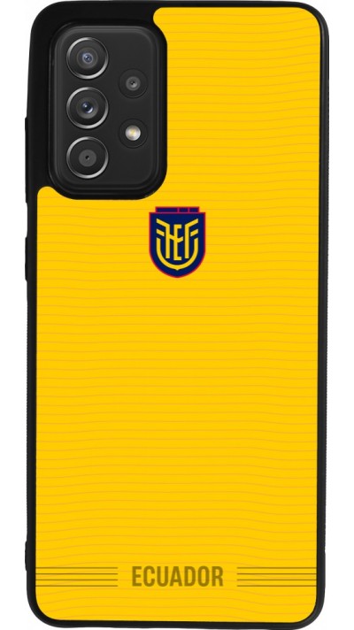 Samsung Galaxy A52 Case Hülle - Silikon schwarz Ecuador 2026 personalisierbares Fussballtrikot
