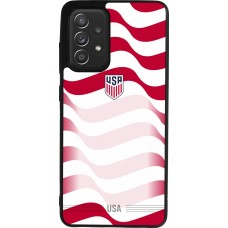 Samsung Galaxy A52 Case Hülle - Silikon schwarz Vereinigten Staaten 2026 personalisierbares Fussballtrikot