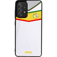 Samsung Galaxy A52 Case Hülle - Silikon schwarz Senegal 2022 personalisierbares Fußballtrikot