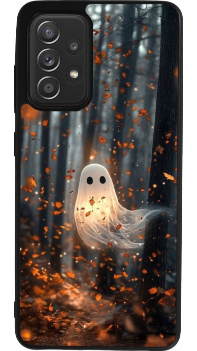 Samsung Galaxy A52 Case Hülle - Silikon schwarz Halloween 2025 Ghost in the forest