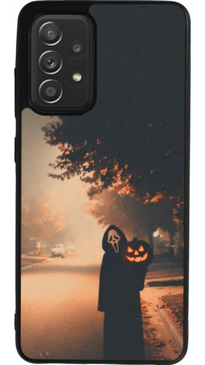 Samsung Galaxy A52 Case Hülle - Silikon schwarz Halloween 2025 Scream