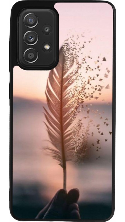 Samsung Galaxy A52 Case Hülle - Silikon schwarz Hello September 11 19