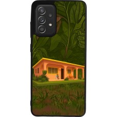Samsung Galaxy A52 Case Hülle - Silikon schwarz Benitos house DTMF