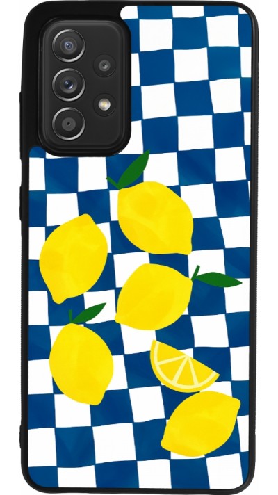 Samsung Galaxy A52 Case Hülle - Silikon schwarz Illustration lemons 2026