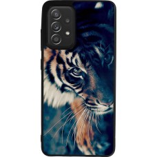 Samsung Galaxy A52 Case Hülle - Silikon schwarz Incredible Lion