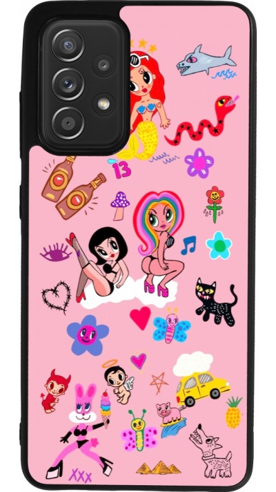 Samsung Galaxy A52 Case Hülle - Silikon schwarz Karol G La Bichota Manana Sera Bonito