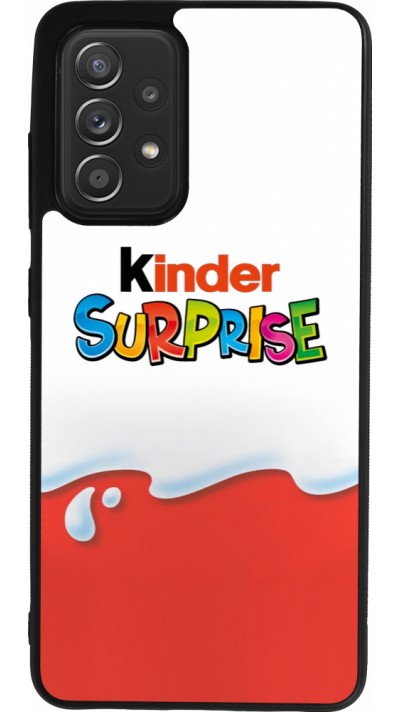 Samsung Galaxy A52 Case Hülle - Silikon schwarz Kinder Surprise