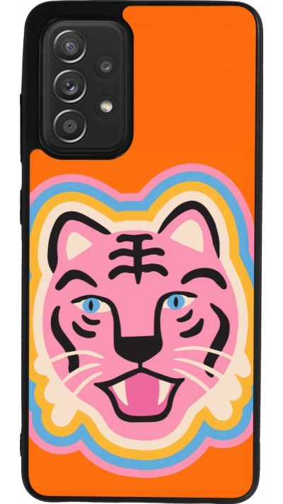 Samsung Galaxy A52 Case Hülle - Silikon schwarz Lion colors 2026