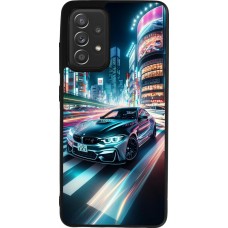 Samsung Galaxy A52 Case Hülle - Silikon schwarz BMW M4 Tokio Nacht
