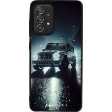 Coque Samsung Galaxy A52 - Silicone rigide noir Mercedes G AMG Night