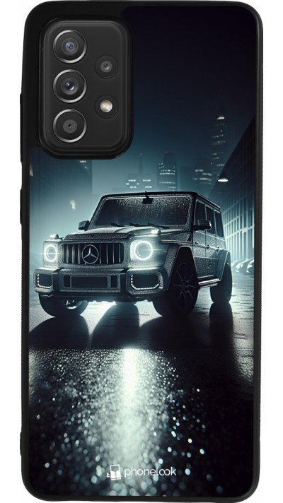 Coque Samsung Galaxy A52 - Silicone rigide noir Mercedes G AMG Night