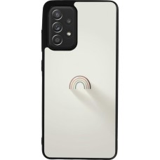 Coque Samsung Galaxy A52 - Silicone rigide noir Mini Rainbow Minimal