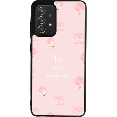 Samsung Galaxy A52 Case Hülle - Silikon schwarz Mom 2023 your are magical
