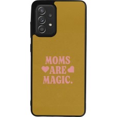 Samsung Galaxy A52 Case Hülle - Silikon schwarz Mom 2026 Are Magic