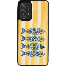 Coque Samsung Galaxy A52 - Silicone rigide noir Portuguese fish 2026