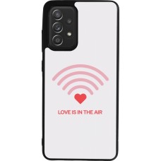 Samsung Galaxy A52 Case Hülle - Silikon schwarz Saint Valentines Day 26 Love is in the air