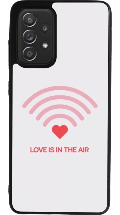 Samsung Galaxy A52 Case Hülle - Silikon schwarz Saint Valentines Day 26 Love is in the air