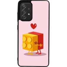 Samsung Galaxy A52 Case Hülle - Silikon schwarz Saint Valentines Day 26 Puzzle