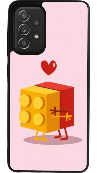Samsung Galaxy A52 Case Hülle - Silikon schwarz Saint Valentines Day 26 Puzzle